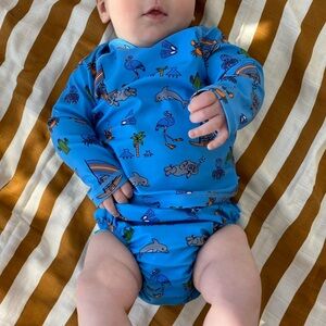 Smafolk cutest baby UV swim set